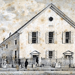 Lithograph of Bethel African Methodist Episcopal Church