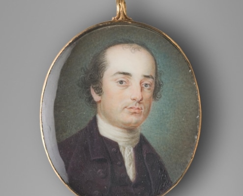 Photograph of miniature depicting Cadwalader Morris