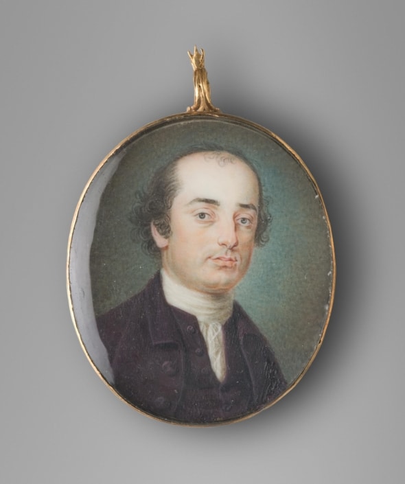 Photograph of miniature depicting Cadwalader Morris
