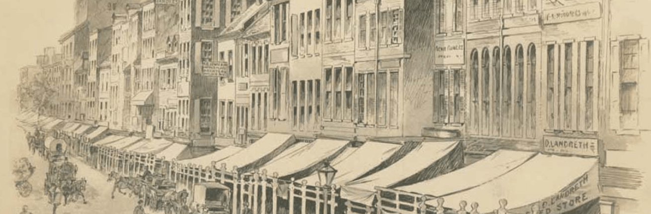 2717.F Taylor, Frank H. The Heart of the Old Chestnut Street Trade (ca. 1922).