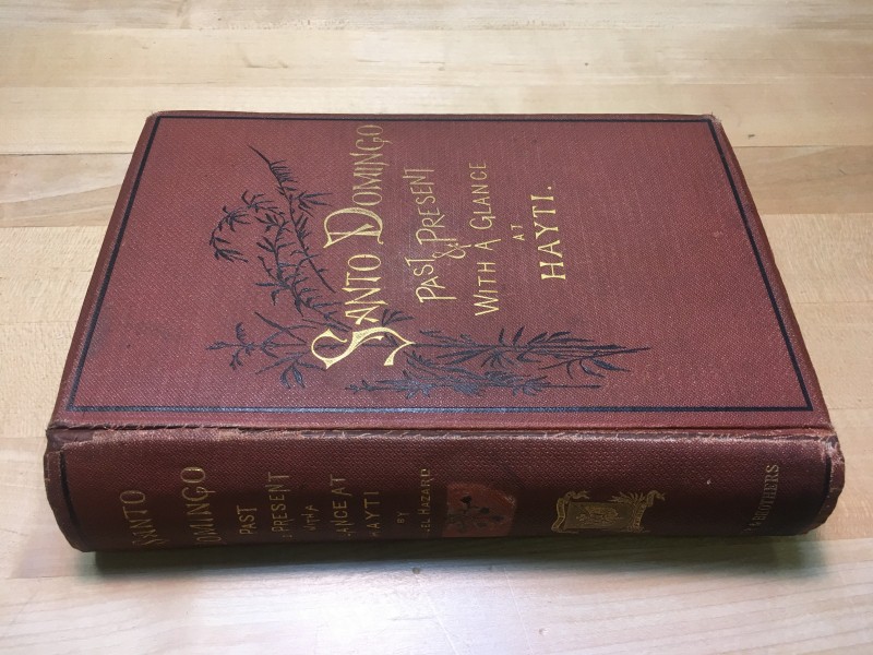 After. Original cloth case binding repaired with tinted Japanese paper.