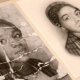 A photo of an unidentified young African American woman is deeply creased as if it were folded and carried around by someone who valued it. It is part of an exhibit at the Library Company of Philadelphia called "Negro Pasts and Afro-futures." (Emma Lee/WHYY)