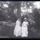 Alice Shipley & Bessie in woods near overflow, [Sea Girt, NJ] [graphic].