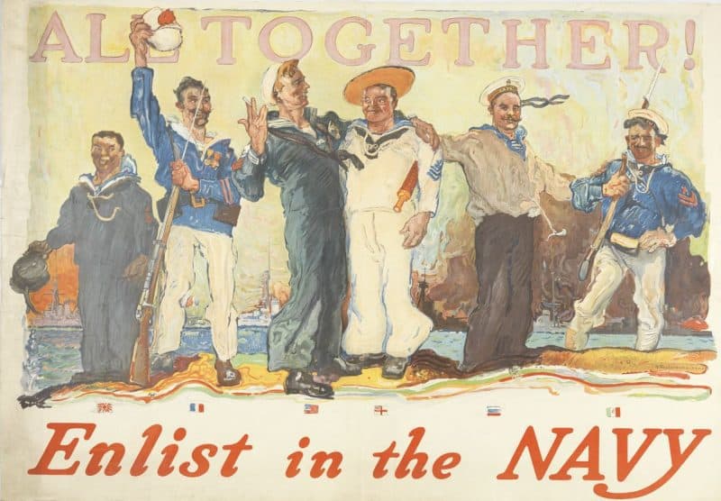 All Together! Enlist in the Navy All Together! Enlist in the Navy