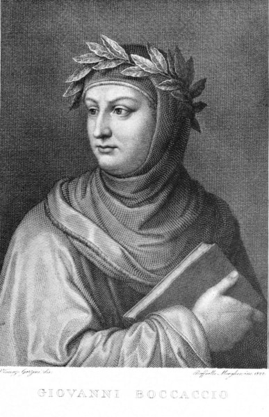 Portrait of Boccaccio by Morghen