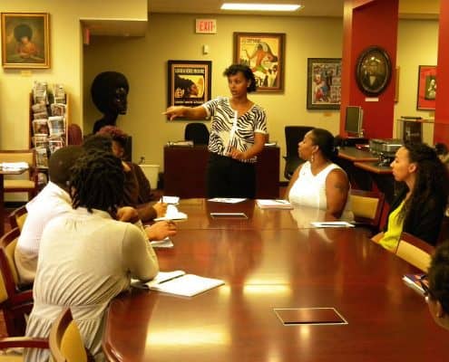 Serkaddis Alemayehu, Public History Coordinator and Digital Archives Specialist at the Blockson Collection