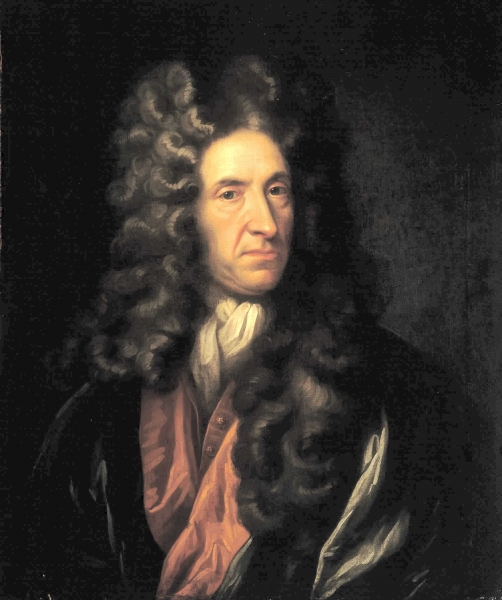 Portrait of Daniel Defoe in the style of Sir Godfrey Kneller