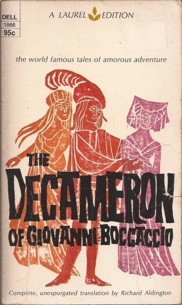 Cover of 1960's Laurel Edition of Baccaccio's Decameron