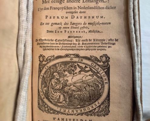 Title page from Elisabeth Sweerts’s 1657 Dutch Bible