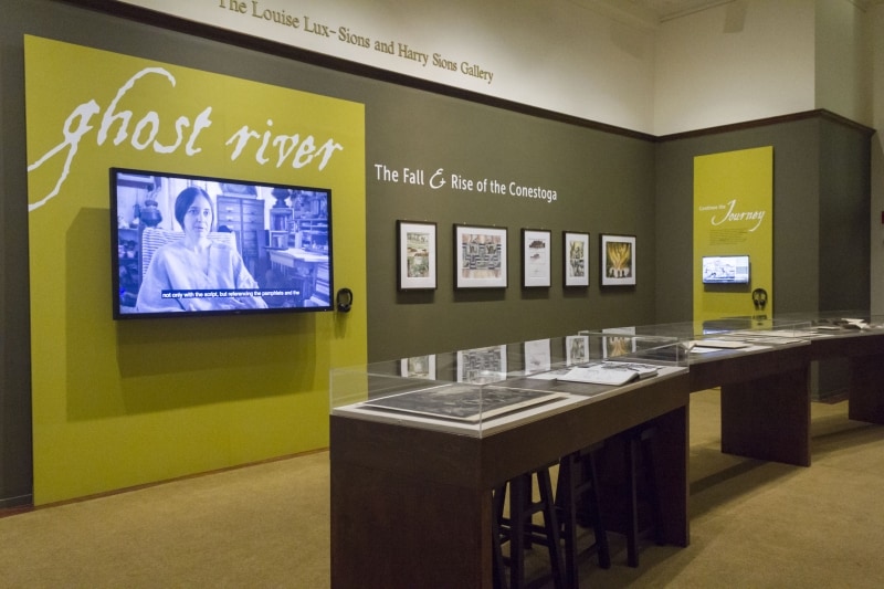 The Library Company gallery featuring the exhibition Ghost River