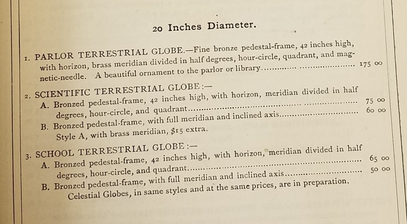 J.L. Smith, Catalogue and Price-List of Maps, Atlases, Globes, and Other Geographical Works (Philadelphia, 1874), 27.
