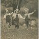 William Jennings. Ralph, Sara, and Bill Jennings at Fern Rock Camp, gelatin silver photograph, ca. 1912.
