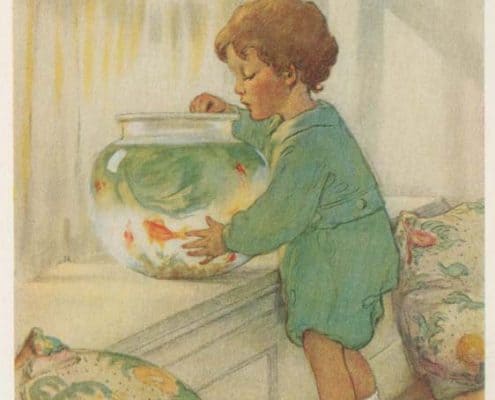 “The Goldfish” in Ada M. Skinner’s A Child’s Book of Modern Stories (1935).