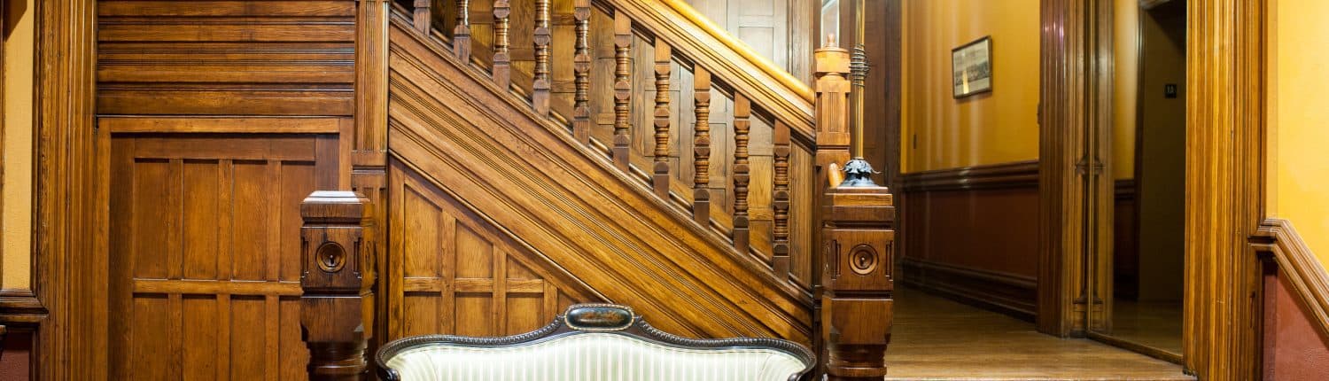 Cassatt House stairwell.