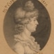 Side portrait illustration of Frances Cadwalader Erskine, labeled Mrs. Erskine 1809