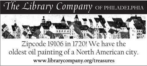 Zipcode 19106 in 1720! We have the oldest oil painting of a North American city.