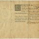 Receipt for a Library Company share dated 1733