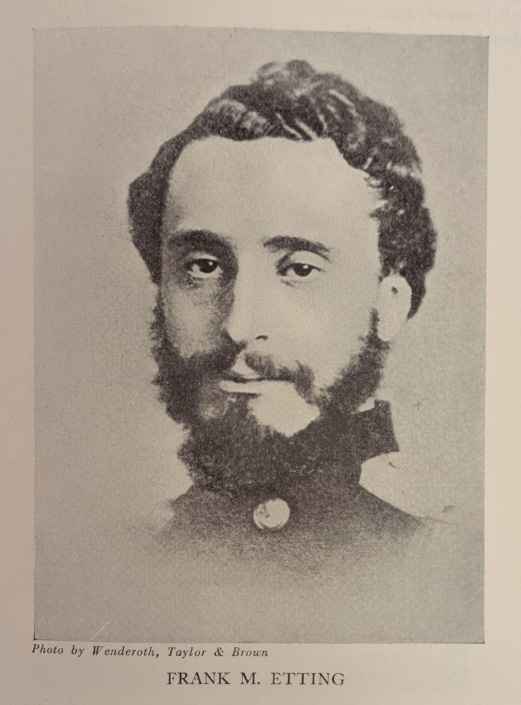 Photograph portrait of Frank Etting that appeared in published book