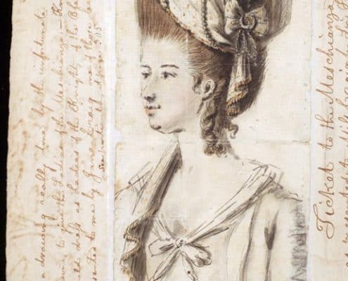 Sketch of a Meschianza Costume