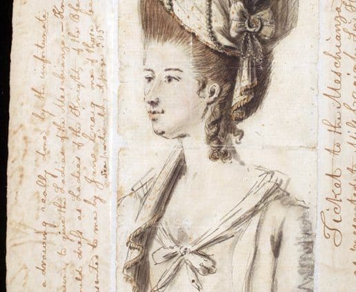 Sketch of a Meschianza Costume