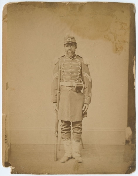 Portrait of Harmon Richardson in Portrait Album of Well Known 19th-Century African American Men of Philadelphia, 1865-85. Albumen print, Library Company of Philadelphia, P.9304.