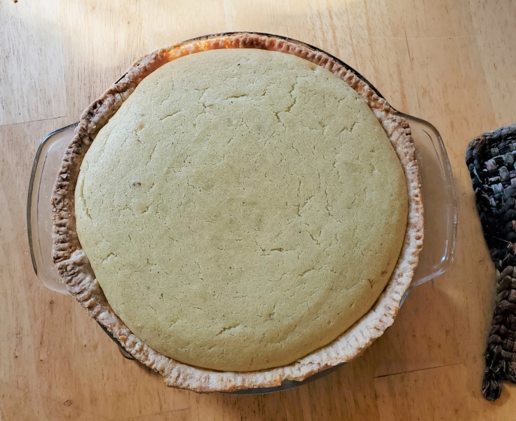 Quarterly Meeting Pie fresh from the oven