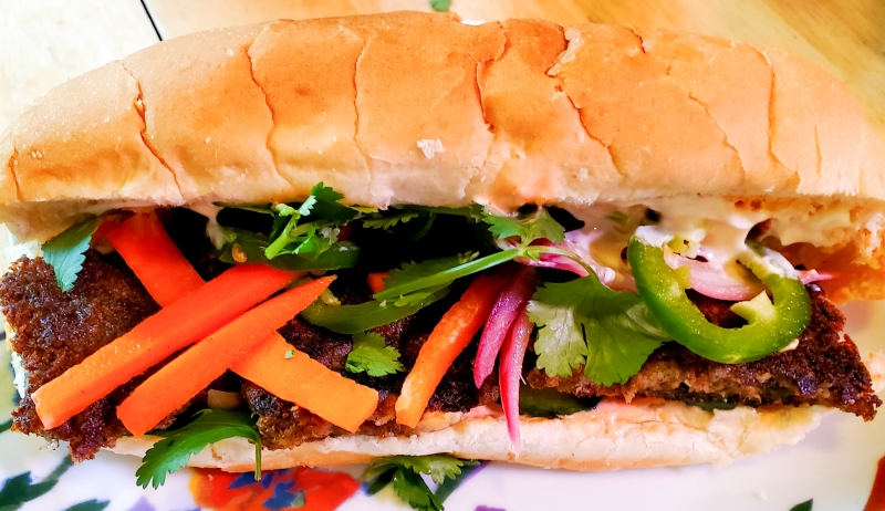 Scrapple banh mi