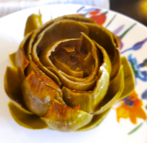 Browned artichoke