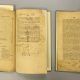 Book on left, with errant leaf in place: Female Association of Philadelphia for the Relief of Women and Children in Reduced Circumstances. The constitution of the Female Association of Philadelphia for the Relief of Women and Children in Reduced Circumstances. Philadelphia : Printed by Jane Aitken, 1803. Book on right, with last leaf missing: Van Pelt, Peter I.,1778-1861. The goodness of God to be praised by men ... : a discourse delivered on the fourth of July, in the North Brick Church / New-York : Printed by Pelsue and Gould, 1812.