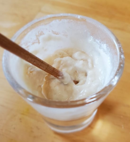 Mixture after slowly incorporating flour into water