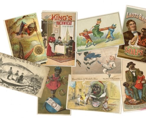 ]: Selection of trade cards from the Gwen Goldman African Americana Trade Card Collection. Gift of David Doret.