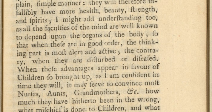 William Cadogan, An Essay upon Nursing (London, 1757). Cadogan 112225.D (Rosenberg).