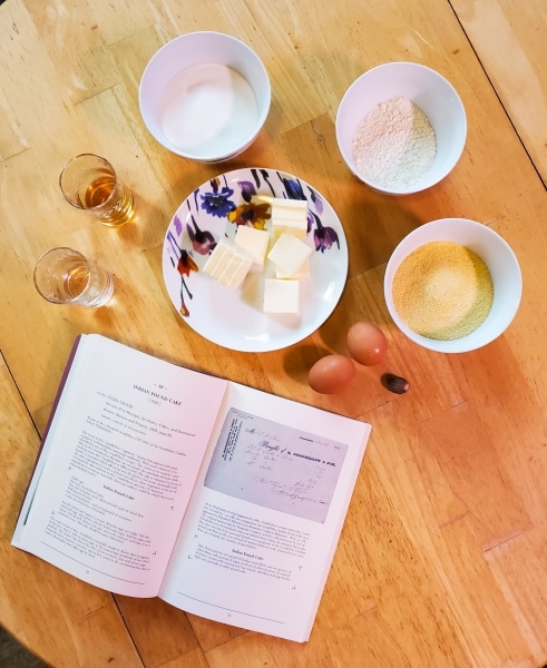 Ingredients for Indian Pound Cake