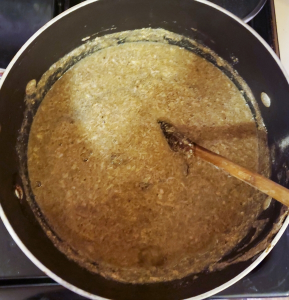 Stirring the mixture