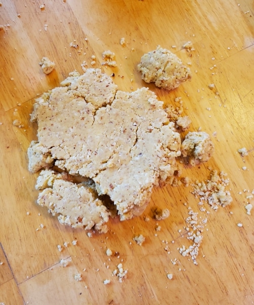 Working the dough out