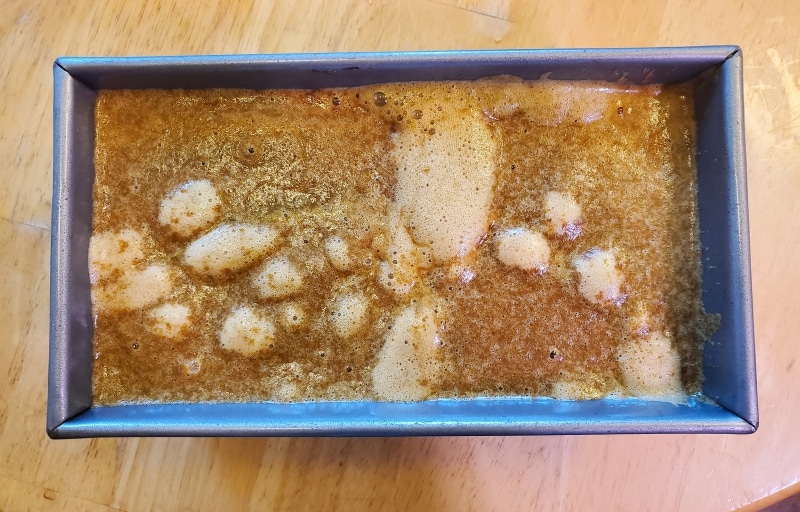 Caramel, ready to freeze Caramel, ready to freeze