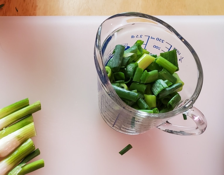 Chopped scallions
