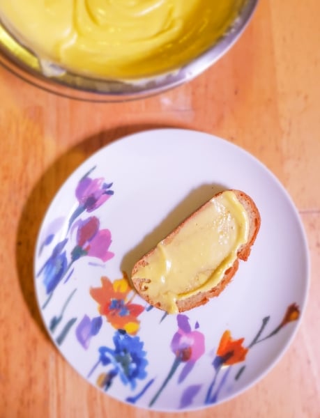 Mayo on toast as a snack