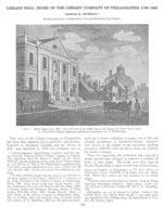 Cover, "Library Hall: Home of the Library Company of Philadelphia 1790-1180"