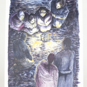 Christmas Day in the Workhouse Ghost River Print