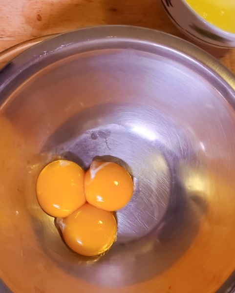 Egg yolks